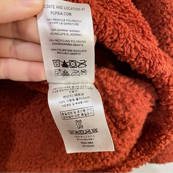 PATAGONIA Women's Los Gatos 1/4 Zip Burnished Red Size Small - Picture 7 of 9